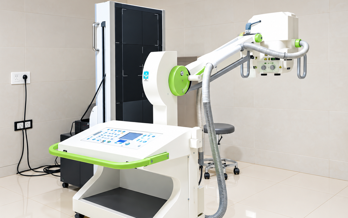 Digital X-Ray machine at Om Multispeciality Hospital